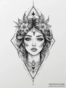 Tattoo sketch passion, tattoo sketch design,... - эскиз тату (№1756429020_0, 29.08.2025 00:57) — Tatufoto.com
