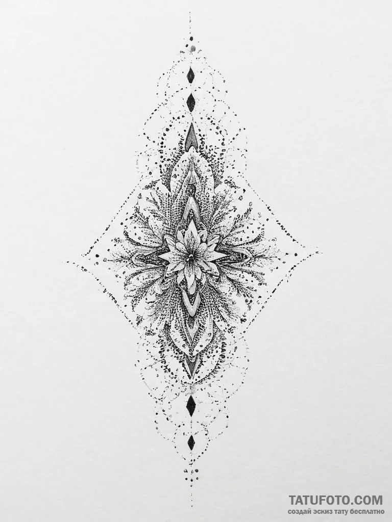 Tattoo sketch duplicate, concept art for tatt... - эскиз тату (№1756432137_0, 29.08.2025 01:48) — Tatufoto.com