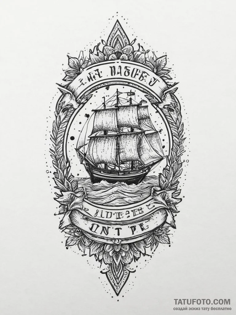 Tattoo sketch old book with a scroll, tattoo... - эскиз тату (№1756436090_0, 29.08.2025 02:54) — Tatufoto.com