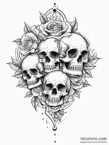 Tattoo sketch shadow, ink illustration for ta... - эскиз тату (№1756436881_0, 29.08.2025 03:08) — Tatufoto.com