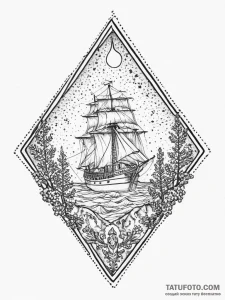 Tattoo sketch sacred scene, tattoo drawing ou... - эскиз тату (№1756437477_0, 29.08.2025 03:17) — Tatufoto.com