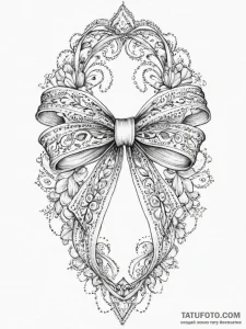 Tattoo sketch pumps with a ribbon, tattoo fla... - эскиз тату (№1756441244_0, 29.08.2025 04:20) — Tatufoto.com
