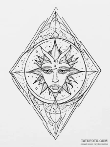 Tattoo sketch cosmic entity, concept art for... - эскиз тату (№1756441637_0, 29.08.2025 04:27) — Tatufoto.com