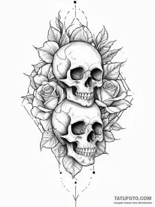 Tattoo sketch tea flower, tattoo flash sheet... - эскиз тату (№1756444606_0, 29.08.2025 05:16) — Tatufoto.com
