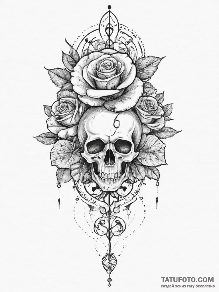 Tattoo sketch mythical tattoo, concept art fo... - эскиз тату (№1756449546_0, 29.08.2025 06:39) — Tatufoto.com