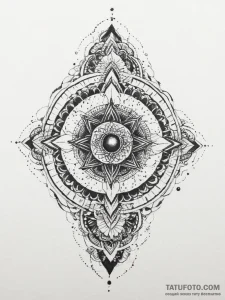Tattoo sketch trash polka часы и хаос, ink il... - эскиз тату (№1756449943_0, 29.08.2025 06:45) — Tatufoto.com