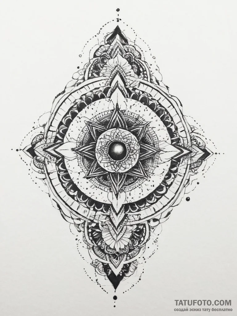 Tattoo sketch trash polka часы и хаос, ink il... - эскиз тату (№1756449943_0, 29.08.2025 06:45) — Tatufoto.com