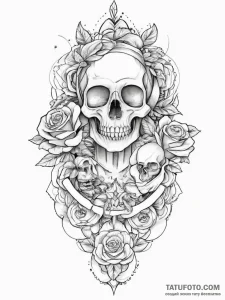 Tattoo sketch queen, tattoo flash sheet desig... - эскиз тату (№1756453107_0, 29.08.2025 07:38) — Tatufoto.com