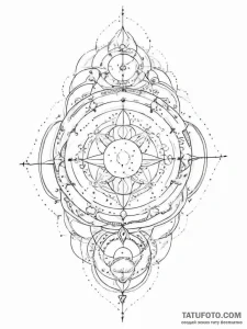 Tattoo sketch cosmic lore - эскиз тату (№1756453504_0, 29.08.2025 07:45) — Tatufoto.com