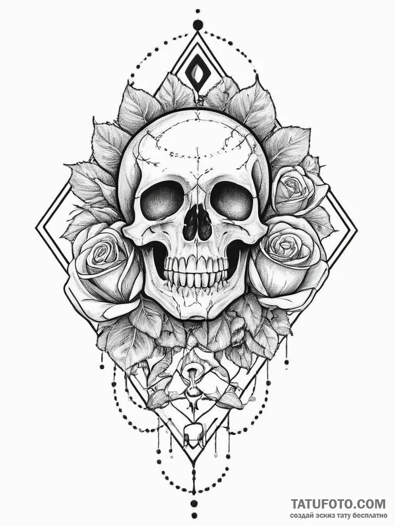 Tattoo sketch amulet, tattoo line art, dotwor... - эскиз тату (№1756453704_0, 29.08.2025 07:48) — Tatufoto.com