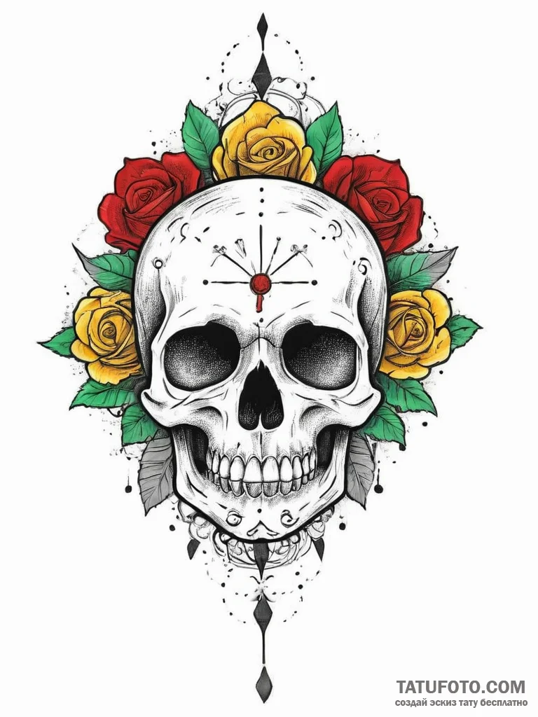 Tattoo sketch sun tattoo, concept art for tat... - эскиз тату (№1756456269_0, 29.08.2025 08:31) — Tatufoto.com