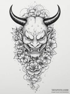 Tattoo sketch минотавр, tattoo line art, blac... - эскиз тату (№1756459432_0, 29.08.2025 09:23) — Tatufoto.com