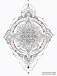 Tattoo sketch cosmic beginning, tattoo line a... - эскиз тату (№1756459631_0, 29.08.2025 09:27) — Tatufoto.com