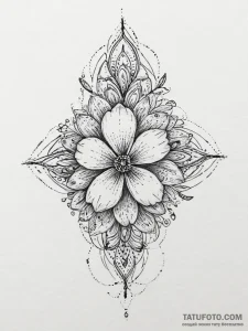 Tattoo sketch single line of a person with a... - эскиз тату (№1756459831_0, 29.08.2025 09:30) — Tatufoto.com