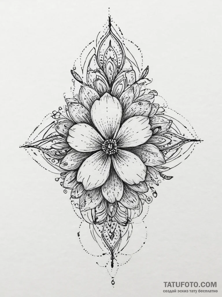 Tattoo sketch single line of a person with a... - эскиз тату (№1756459831_0, 29.08.2025 09:30) — Tatufoto.com
