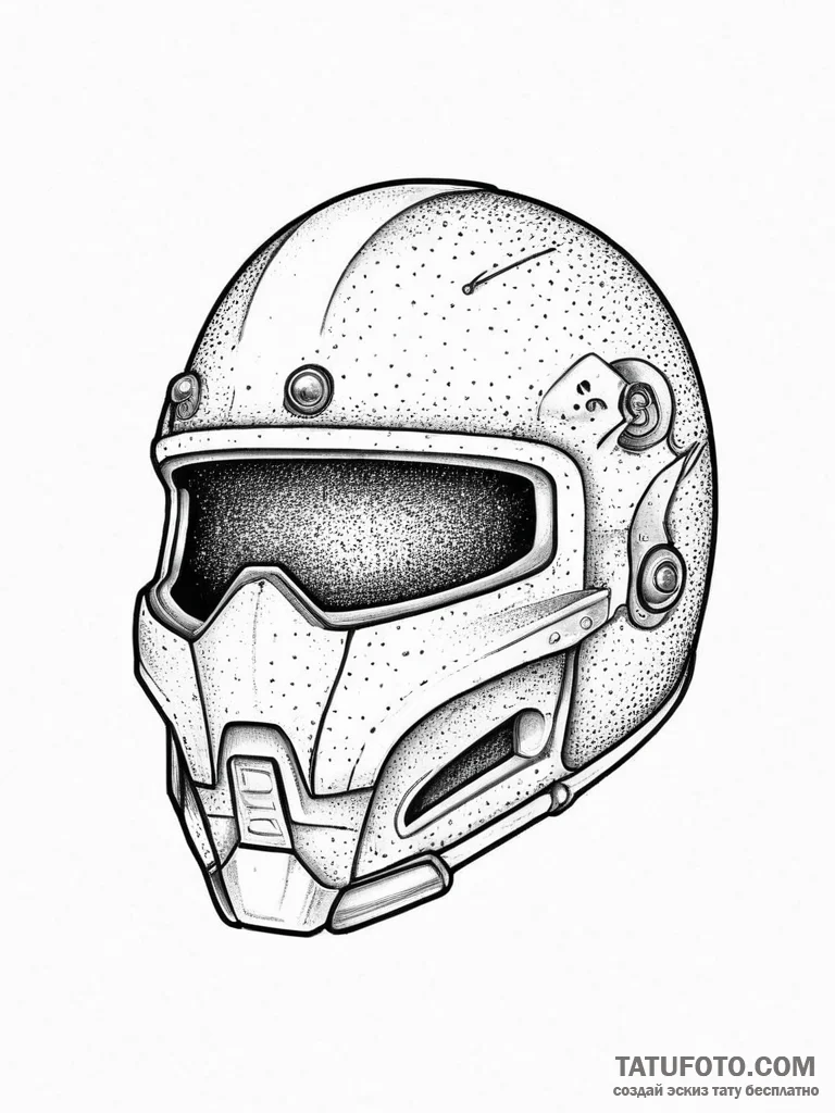 Tattoo sketch helmet, tattoo drawing outline,... - эскиз тату (№1756461215_0, 29.08.2025 09:53) — Tatufoto.com