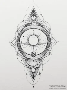 Tattoo sketch cosmic lore, artistic tattoo sk... - эскиз тату (№1756463988_0, 29.08.2025 10:39) — Tatufoto.com