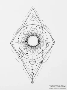 Tattoo sketch cosmic creation - эскиз тату (№1756464781_0, 29.08.2025 10:53) — Tatufoto.com