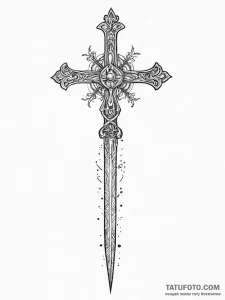Tattoo sketch sword, tattoo drawing outline,... - эскиз тату (№1756465176_0, 29.08.2025 10:59) — Tatufoto.com