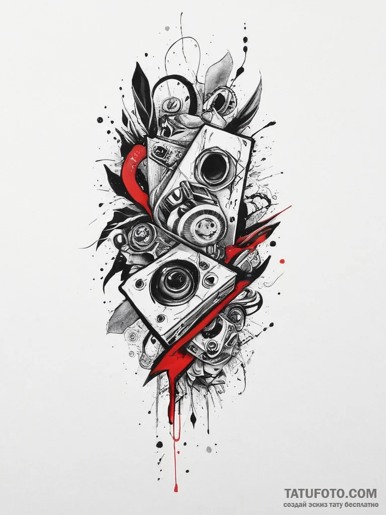 Tattoo sketch dark, tattoo sketch design, tra... - эскиз тату (№1756467357_0, 29.08.2025 11:35) — Tatufoto.com