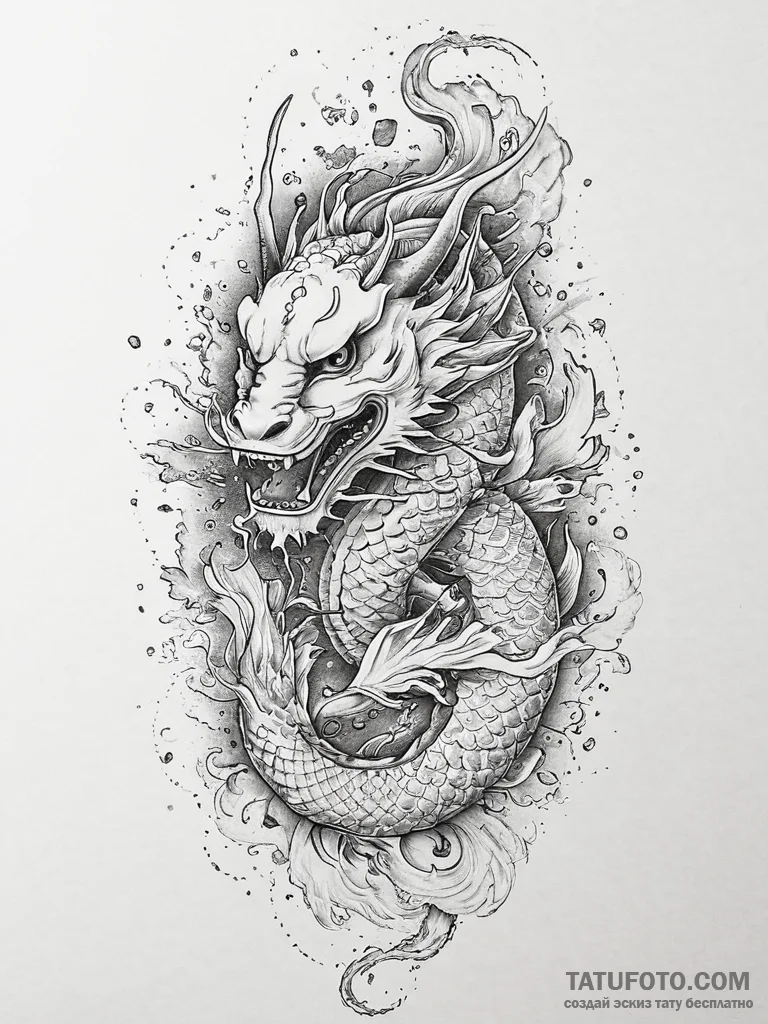 Tattoo sketch smoke, tattoo sketch design, on... - эскиз тату (№1756475293_0, 29.08.2025 13:48) — Tatufoto.com
