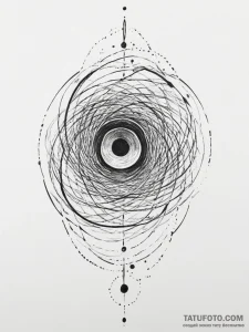Tattoo sketch black hole, ink illustration fo... - эскиз тату (№1756478482_0, 29.08.2025 14:41) — Tatufoto.com