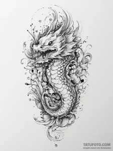 Tattoo sketch blenny, concept art for tattoo,... - эскиз тату (№1756484643_0, 29.08.2025 16:24) — Tatufoto.com