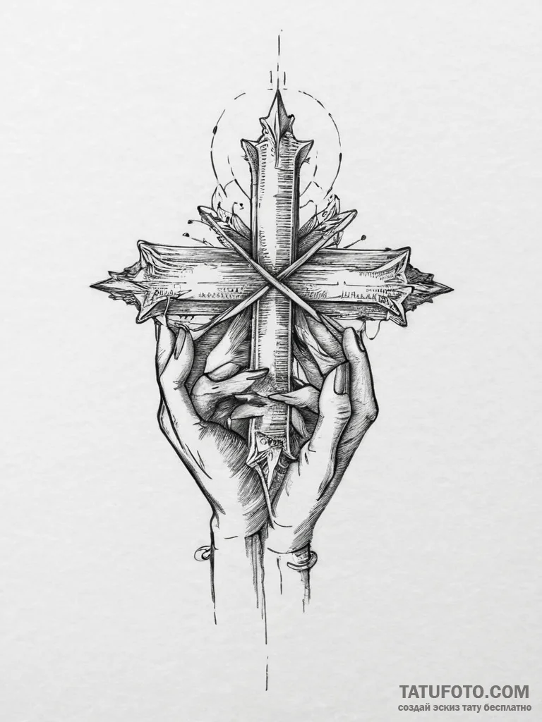 Tattoo sketch hands with a book, tattoo drawi... - эскиз тату (№1756486414_0, 29.08.2025 16:53) — Tatufoto.com
