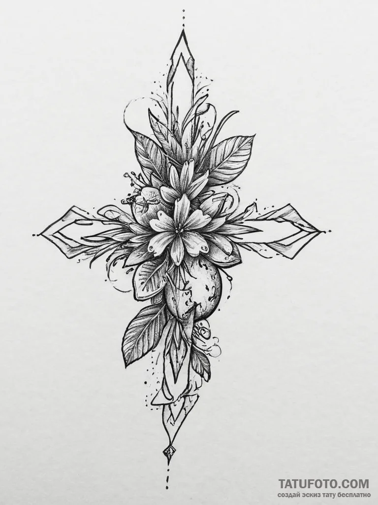 Tattoo sketch fruit of life, tattoo flash she... - эскиз тату (№1756487204_0, 29.08.2025 17:06) — Tatufoto.com