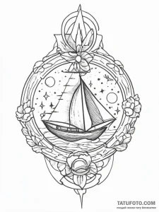 Tattoo sketch cosmic ground, concept art for... - эскиз тату (№1756488617_0, 29.08.2025 17:30) — Tatufoto.com