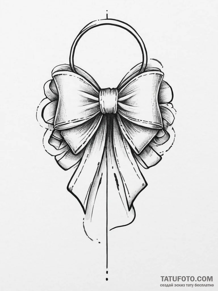 Tattoo sketch pumps with a ribbon, tattoo ske... - эскиз тату (№1756490628_0, 29.08.2025 18:03) — Tatufoto.com