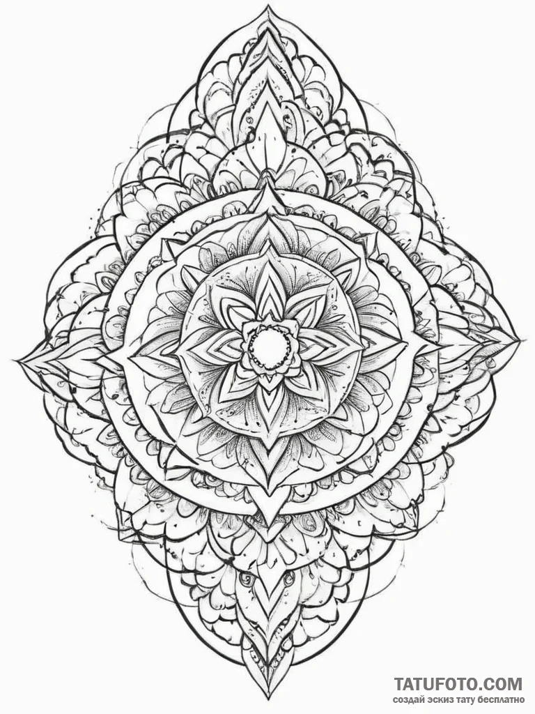 Tattoo sketch cosmic soul, concept art for ta... - эскиз тату (№1756495245_0, 29.08.2025 19:20) — Tatufoto.com
