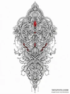 Tattoo sketch rope, ink illustration for tatt... - эскиз тату (№1756496256_0, 29.08.2025 19:37) — Tatufoto.com