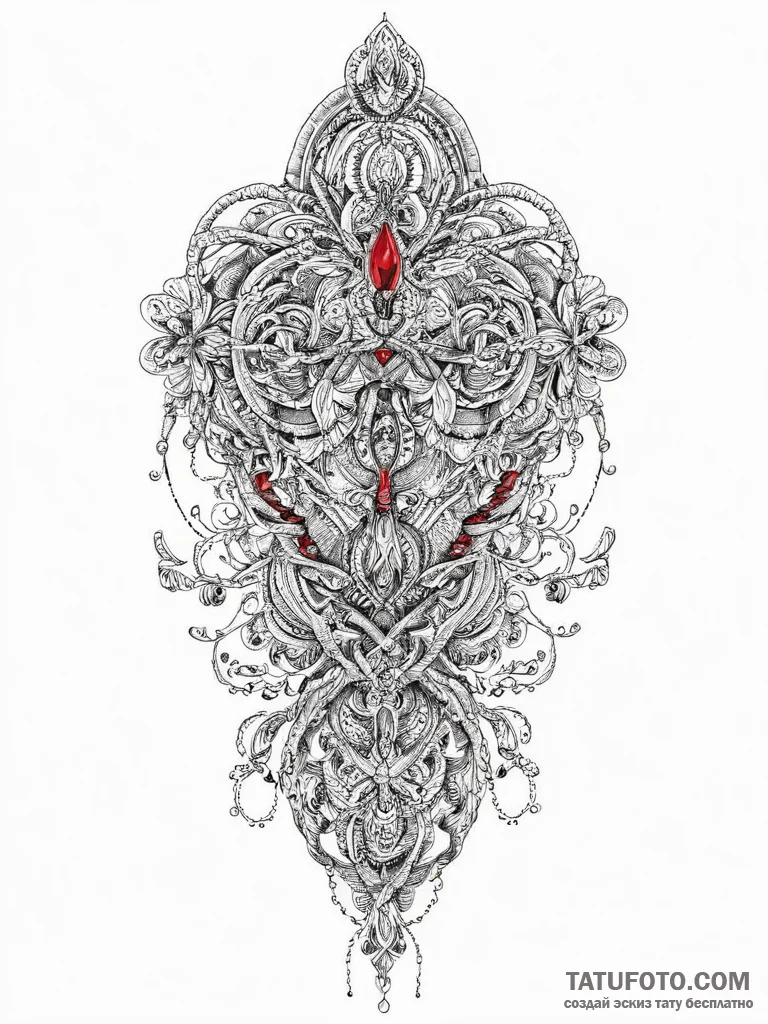 Tattoo sketch rope, ink illustration for tatt... - эскиз тату (№1756496256_0, 29.08.2025 19:37) — Tatufoto.com