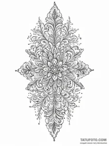 Tattoo sketch lace tattoo, concept art for ta... - эскиз тату (№1756496668_0, 29.08.2025 19:44) — Tatufoto.com