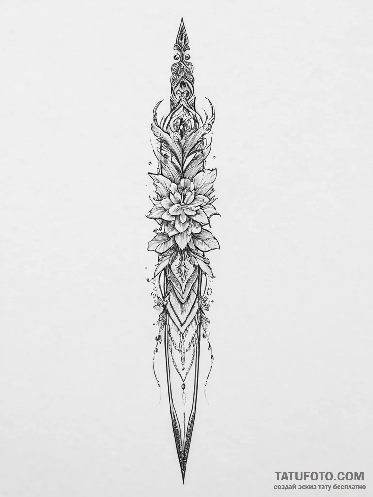 Tattoo sketch blade - эскиз тату (№1756497067_0, 29.08.2025 19:51) — Tatufoto.com