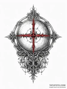 Tattoo sketch crystal ball, tattoo line art,... - эскиз тату (№1756499687_0, 29.08.2025 20:34) — Tatufoto.com