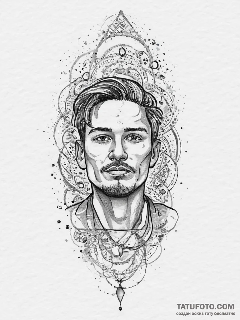 Tattoo sketch "only god can judge me", artist... - эскиз тату (№1756502092_0, 29.08.2025 21:14) — Tatufoto.com