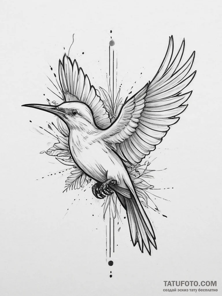 Tattoo sketch tropicbird, tattoo flash sheet... - эскиз тату (№1756502502_0, 29.08.2025 21:21) — Tatufoto.com
