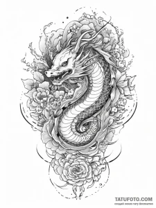 Tattoo sketch grimoire, ink illustration for... - эскиз тату (№1756503306_0, 29.08.2025 21:35) — Tatufoto.com