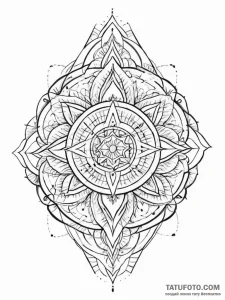 Tattoo sketch cosmic essence, tattoo line art... - эскиз тату (№1756503511_0, 29.08.2025 21:38) — Tatufoto.com