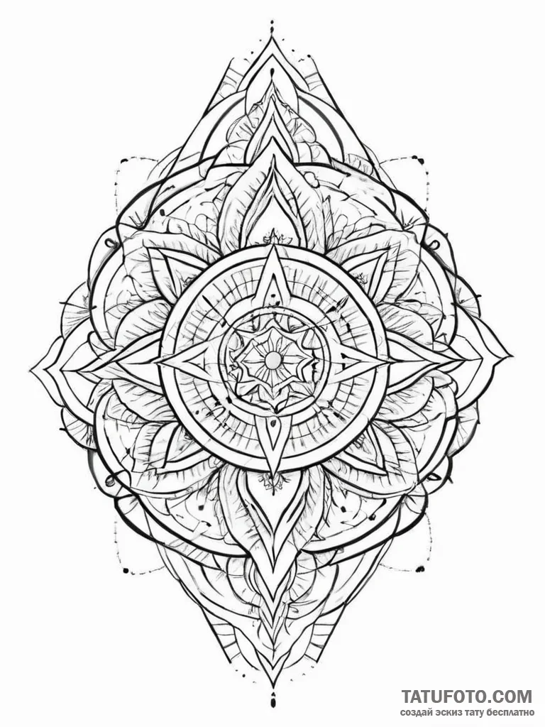 Tattoo sketch cosmic essence, tattoo line art... - эскиз тату (№1756503511_0, 29.08.2025 21:38) — Tatufoto.com