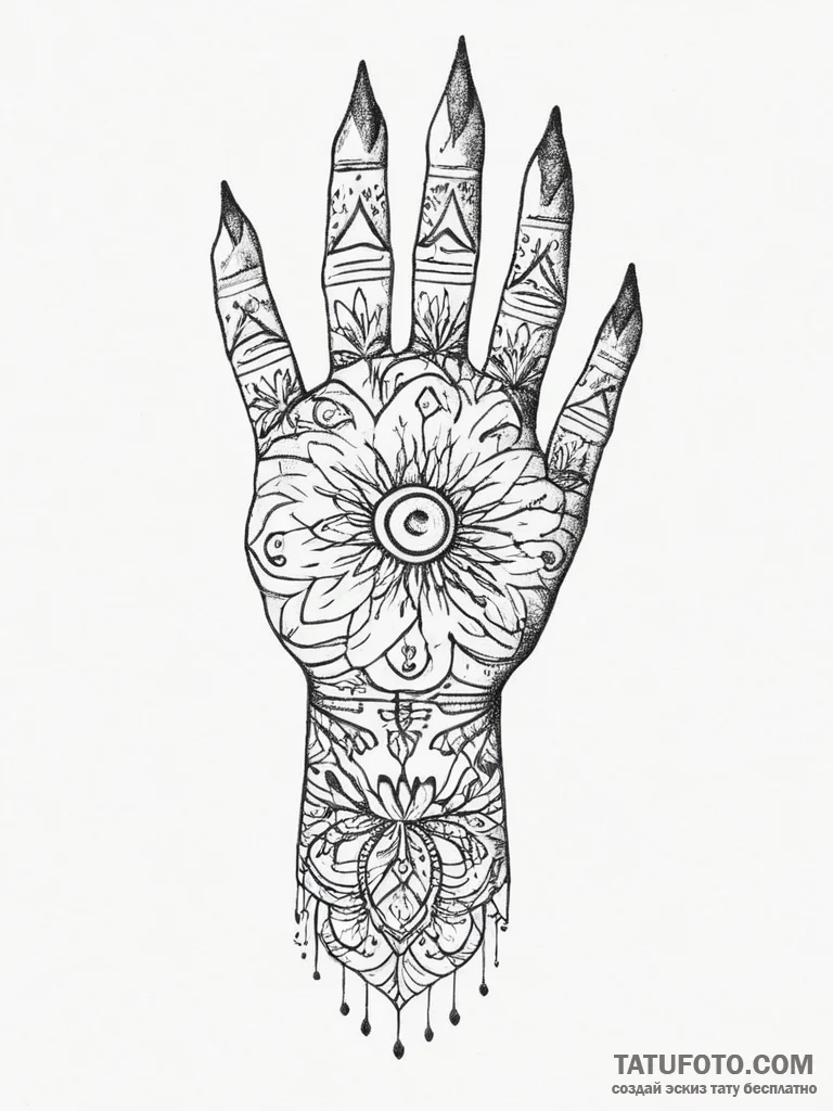 Tattoo sketch spiritual person, tattoo drawin... - эскиз тату (№1756512418_0, 30.08.2025 00:06) — Tatufoto.com