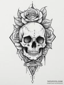 Tattoo sketch emerald, artistic tattoo sketch... - эскиз тату (№1756513611_0, 30.08.2025 00:26) — Tatufoto.com