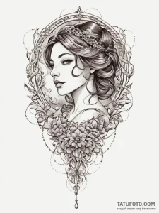 Tattoo sketch air, concept art for tattoo, se... - эскиз тату (№1756565821_0, 30.08.2025 14:57) — Tatufoto.com
