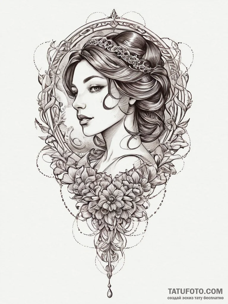 Tattoo sketch air, concept art for tattoo, se... - эскиз тату (№1756565821_0, 30.08.2025 14:57) — Tatufoto.com