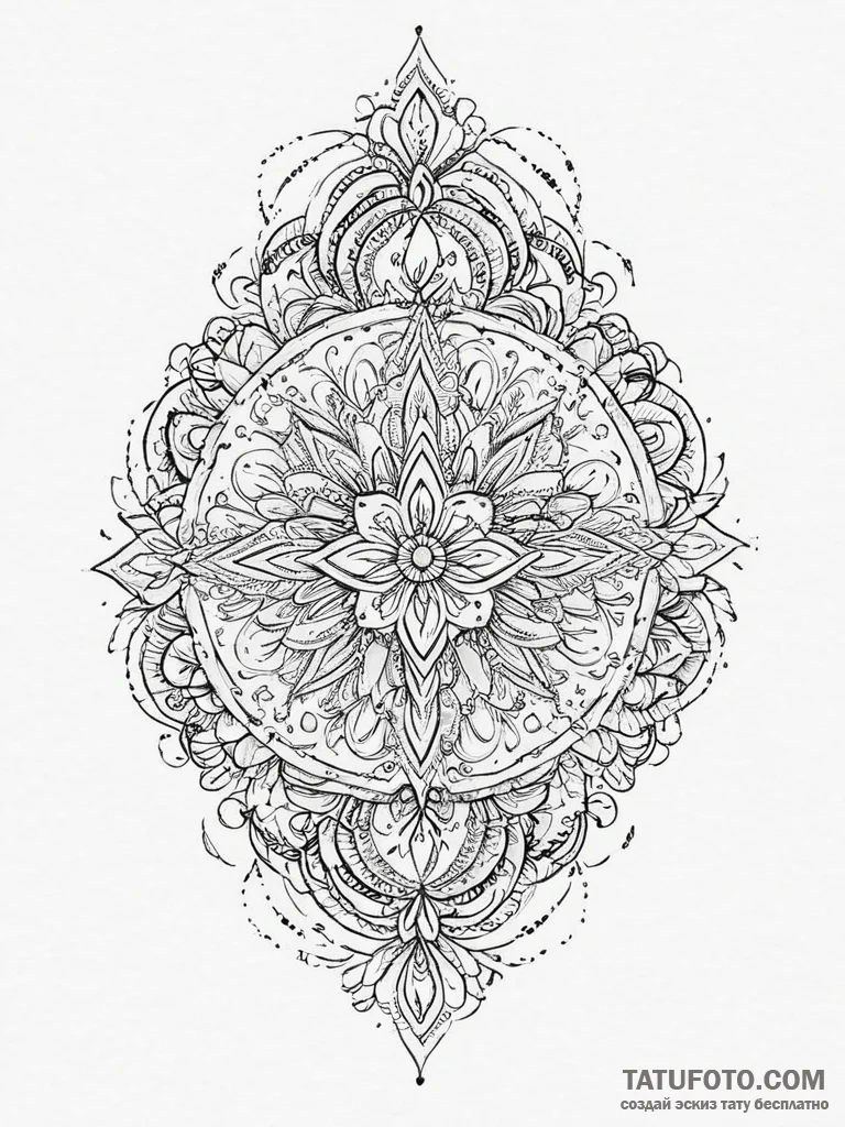Tattoo sketch mystical representation, tattoo... - эскиз тату (№1756566601_0, 30.08.2025 15:10) — Tatufoto.com