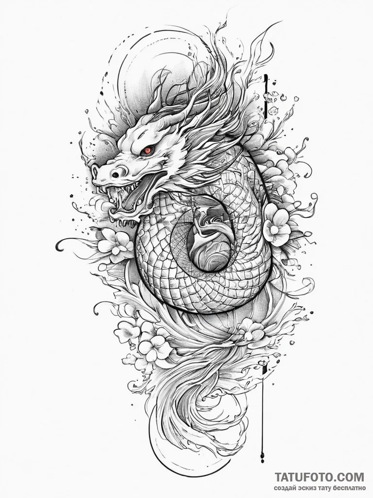 Tattoo sketch holy life, artistic tattoo sket... - эскиз тату (№1756568160_0, 30.08.2025 15:36) — Tatufoto.com