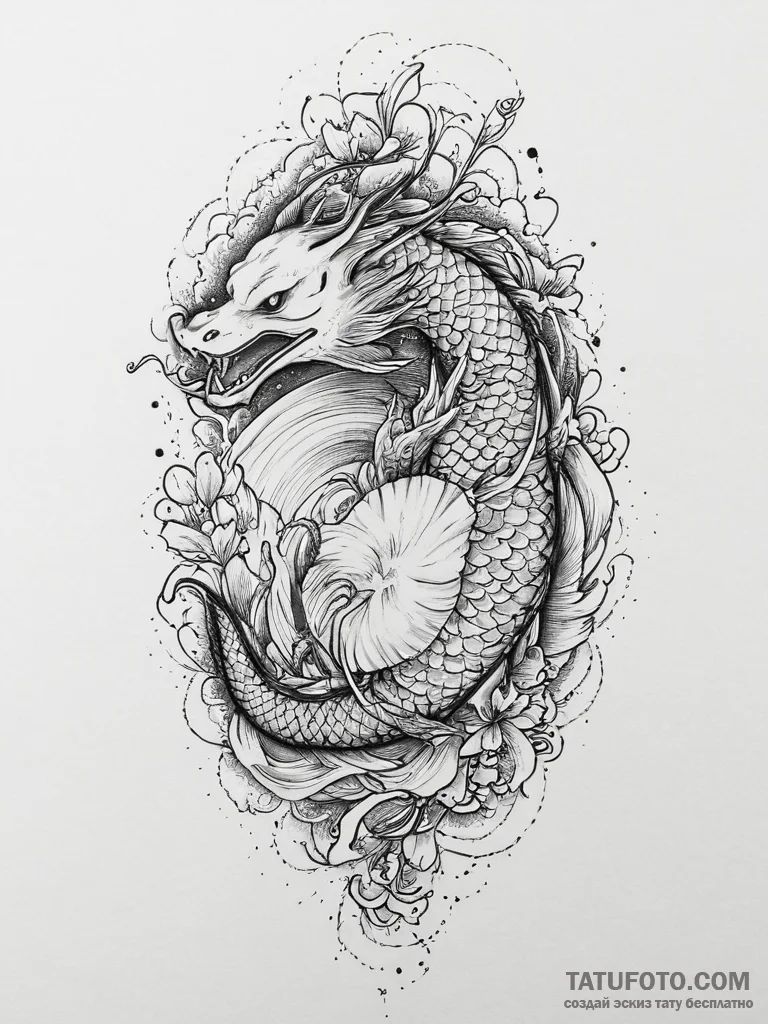 Tattoo sketch whimsical tattoo, tattoo sketch... - эскиз тату (№1756577014_0, 30.08.2025 18:03) — Tatufoto.com