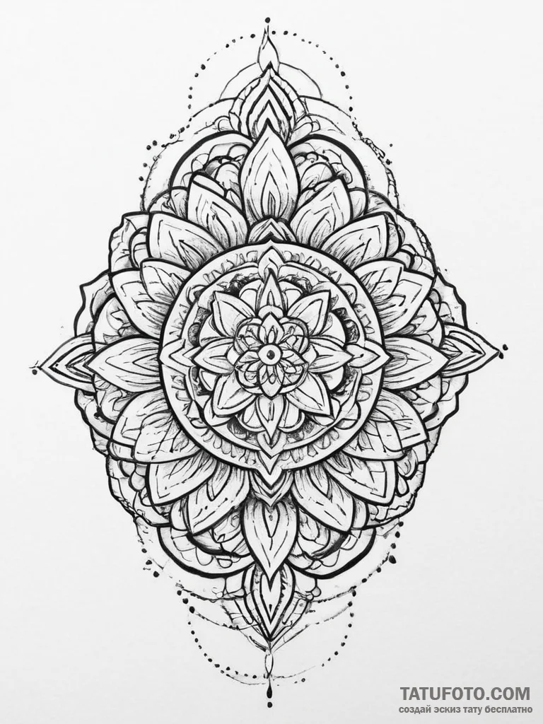 Tattoo sketch hands with a brush, ink illustr... - эскиз тату (№1756579404_0, 30.08.2025 18:43) — Tatufoto.com